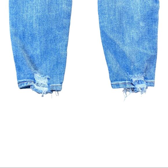 American Eagle Curvy Hi-Rise Jegging Next Level Stretch Ripped Jeans Size 2 Reg - Picture 9 of 12